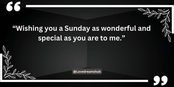 Sunday Sayings for Her to Express Love