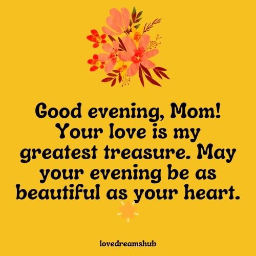 Warm Good Evening Messages for Mother