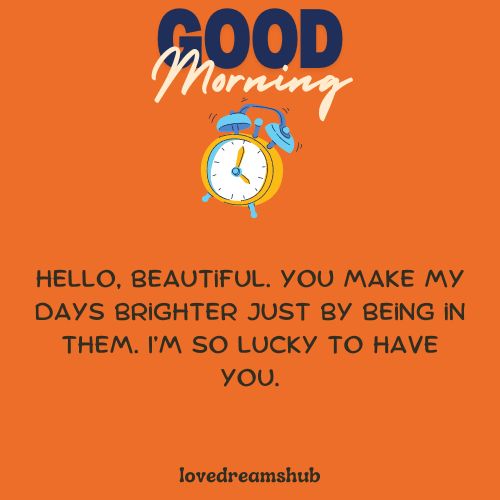 Romantic Good Morning Messages for Friends