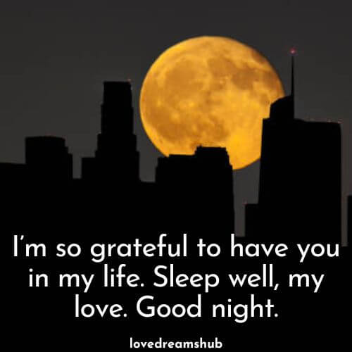 Heartfelt Good Night Messages for Him