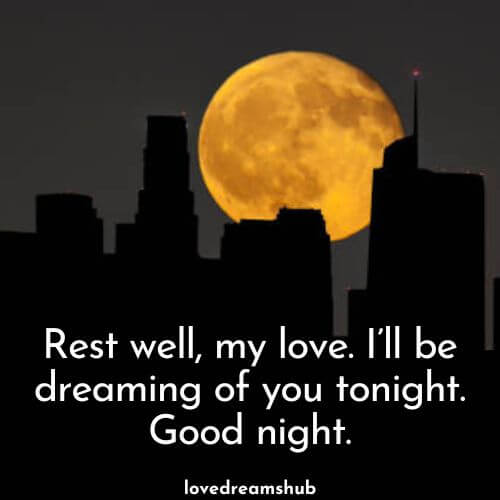 Heartfelt Good Night Messages for Him