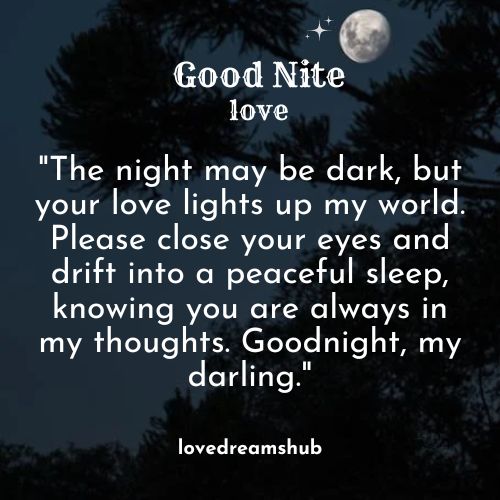 Beautiful & Romantic Good Night Posts for Her