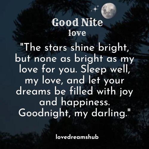 Beautiful & Romantic Good Night Posts for Her