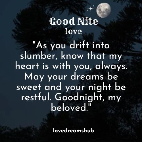 Beautiful & Romantic Good Night Posts for Her