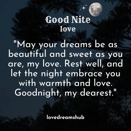 Beautiful & Romantic Good Night Posts for Her