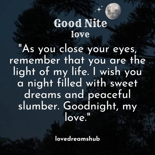 Beautiful & Romantic Good Night Posts for Her