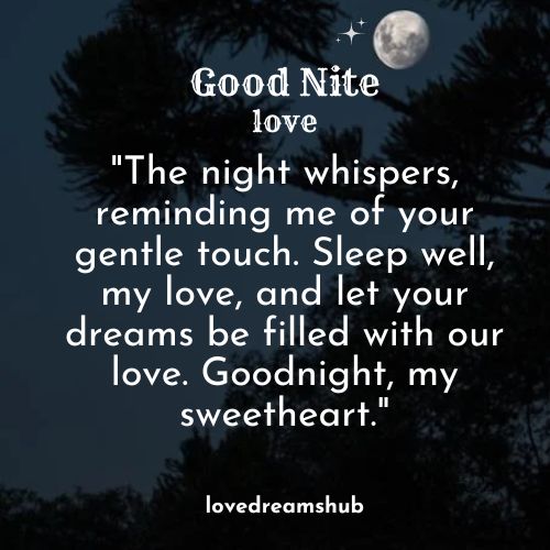 Beautiful & Romantic Good Night Posts for Her