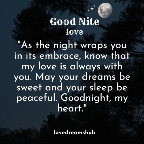 Beautiful & Romantic Good Night Posts for Her